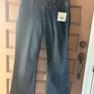 CAbi Dark Blue Flare Jeans